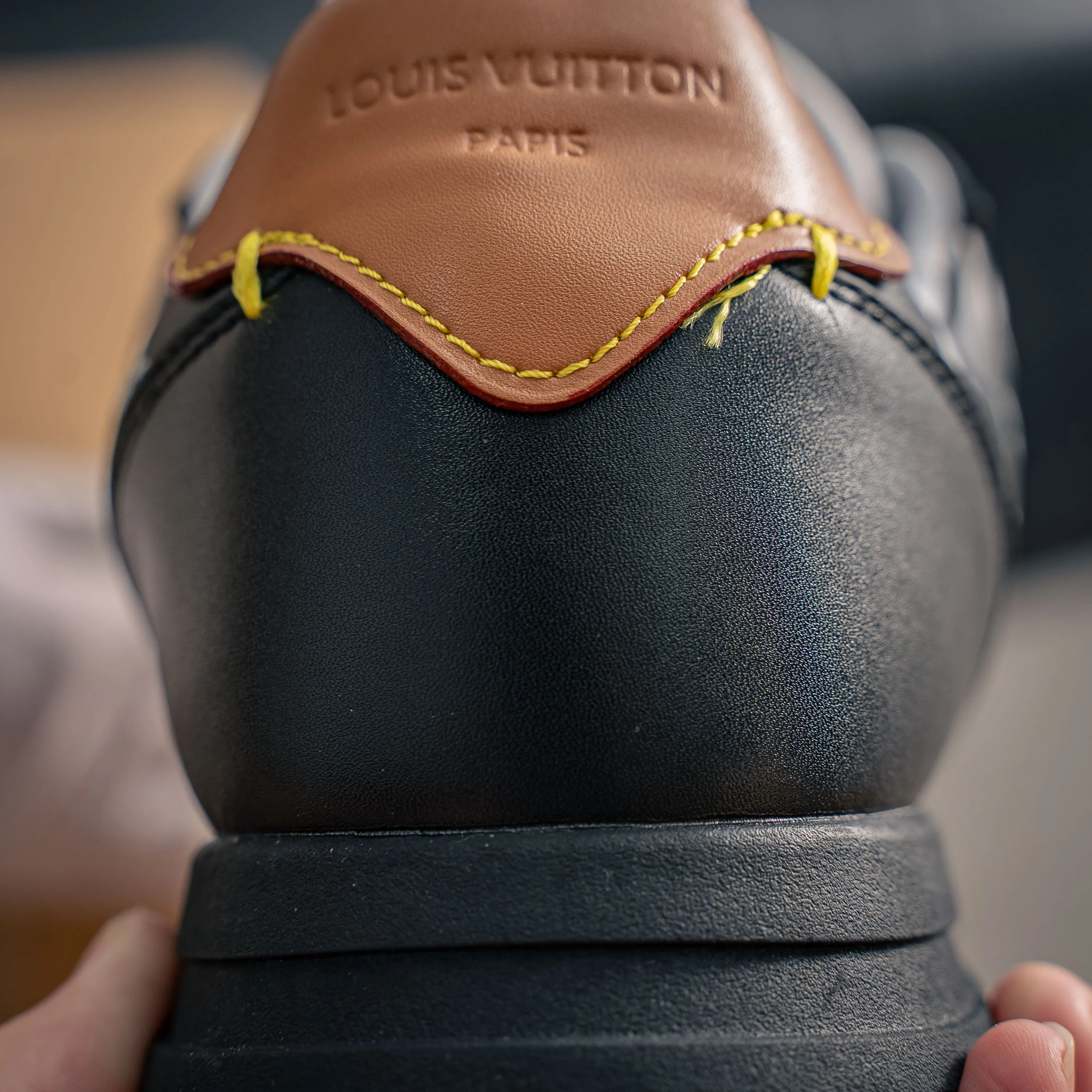 # LOUIS VUITTON x Nigo lv Buttersoft Cowhide Leather FW 25 Lace-Up Low-Top Shoes Same Style
